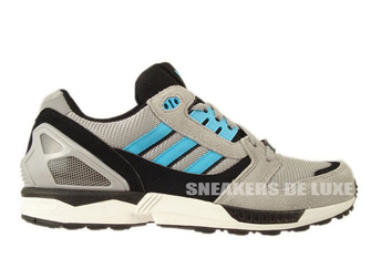D65458 Adidas Originals ZX 8000 Aluminium/Samba Blue/White Vapour