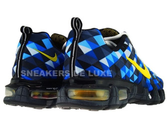 336155-471 Nike Tuned X 10 Skyfade Blue Spark/Tour Yellow-Black