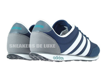 F99391 adidas neo V Racer collegiate navy / ftwr white / eqt green s16