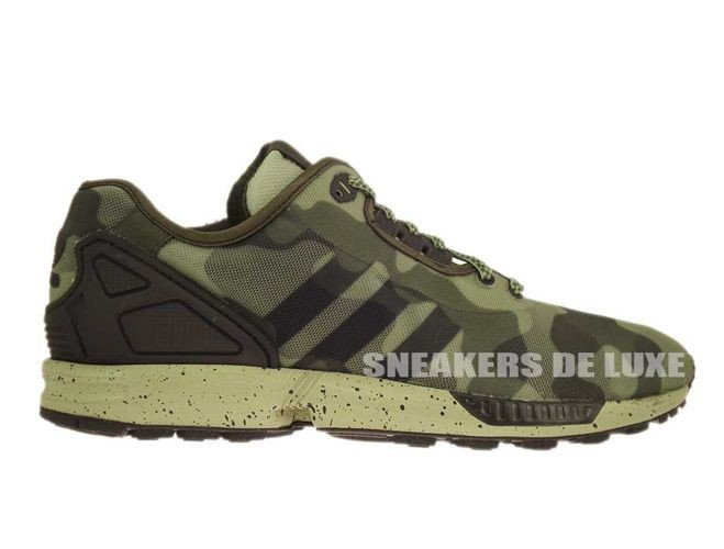 M19686 adidas ZX Flux Decon Camo Pack Sneakers de Luxe