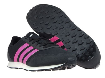 BC0112 adidas V Racer 2.0 NEO Core Black Shock Pink Chalk White