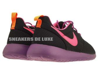 599729-007 Nike Rosherun Black/PInk Power-Bold Berry-Total Orange