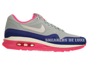 654937-001 Nike Air Max Lunar 1 Light Magenta Grey / Pure Platinum - Hyper Pink