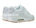 705012-111 Nike Air Max 90 Leather PA White/White-Gum Light Brown