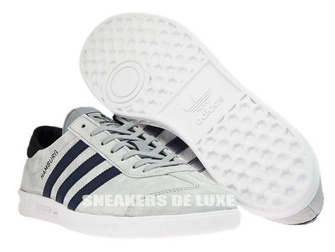 BB5298 adidas Hamburg Mid Grey/Collegiate Navy/Ftwr White