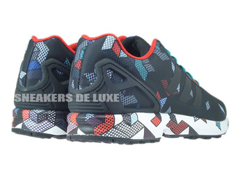 S79095 adidas ZX Flux core black / core black / eqt green s16