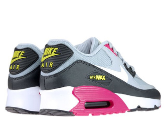 Nike Air Max 90 833418-027 Wolf Grey/White-Rush Pink-Volt