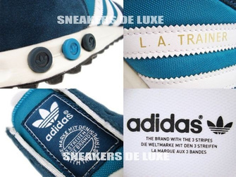 Q20744 Adidas Originals LA Trainers Vivid Teal/Dark Petrol/Running White