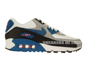 616730-103 Nike Air Max 90 Essential White/ Green Abyss-Red Volt-Black
