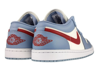 Nike Air Jordan 1 Low DC0774-164 Sail/Dune Red-Blue Grey-White