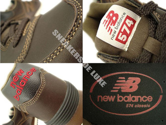 ML574UKW New Balance 574 Brown Leather