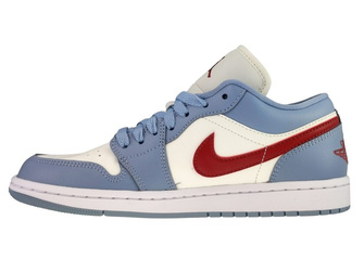 Nike Air Jordan 1 Low DC0774-164 Sail/Dune Red-Blue Grey-White