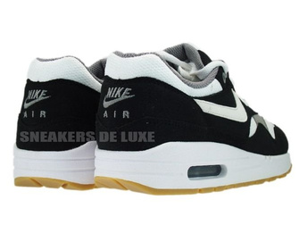 Nike Air Max 1 Black/White-Light Charcoal Gum Light  319986-008