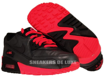 Nike Air Max 90 Leather Black/Black-Pink 325213-019