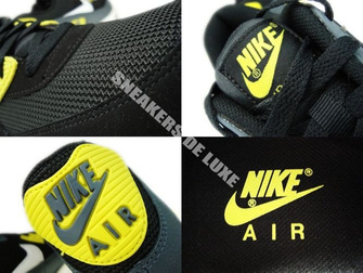 537384-017 Nike Air Max 90 Essential Black/White-Sonic Yellow-Armory Slate