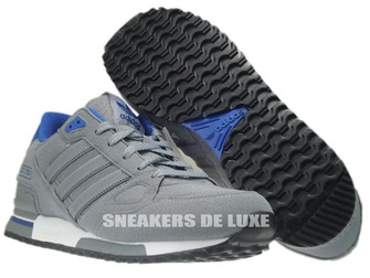 Q21311 Adidas ZX 750 Originals Tech Grey/Tech Grey/Color Royal