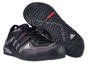 adidas Terrex Swift Solo FX9323 Grey Six / Core Black / Scarlet