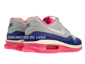 654937-001 Nike Air Max Lunar 1 Light Magenta Grey / Pure Platinum - Hyper Pink