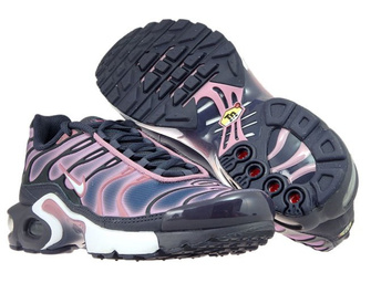 718071-006 Nike Air Max Plus TN 1 Gridiron/White-Elemental Pink