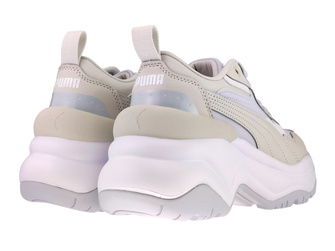 Puma Cilia Wedge 393915 10 Silver Mist-Feather Gray-White