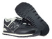 ML574LUC New Balance 574 Black Leather