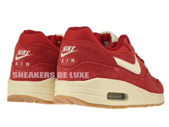555766-600 Nike Air Max 1 Gym Red / Sail - Black - Black