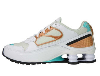 Nike Shox Enigma BQ09001-100 White/Black-Spruce Aura