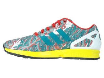 S79078 adidas ZX Flux Weave eqt green s16 / yellow / red
