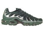604133-303 Nike Air Max Plus TN 1 Black Bruse/Metallic Silver/Vintage Green