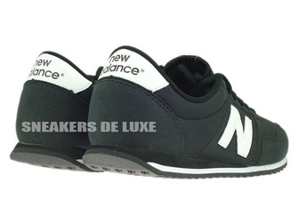 U395MNKW New Balance Black / White