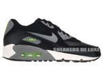 307793-085 Nike Air Max 90 Black/Cool Grey-Flash Lime-White 307793-085