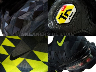 336155-071 Nike Tuned X 10 Black/Tarmac Neon Green 