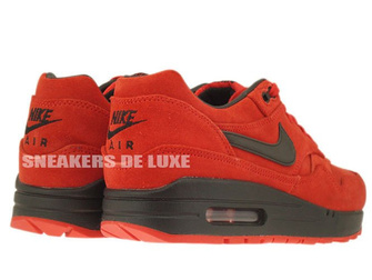 512033-610 Nike Air Max 1 Premium Pimento/Black-Black