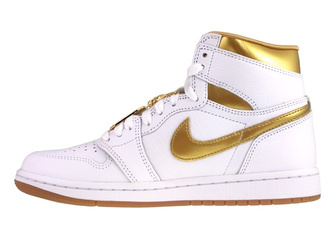 Nike Air Jordan 1 Retro Hi OG FD2596 107 White/Metallic Gold