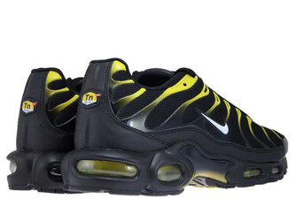 852630-020 Nike Air Max Plus TN 1 Black/White-Vivid Sulfur