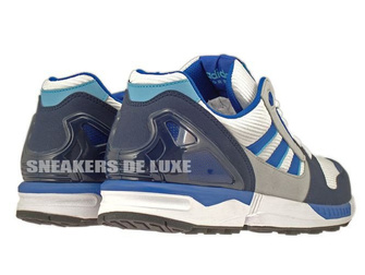 M18267 adidas Originals ZX 8000 Running White / Collegiate Royal / Collegiate Navy