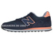 New Balance WL574GN Navy with Black & Pink