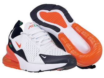 Nike Air Max 270 943345-107 White/Turf Orange