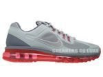 555616-006 Nike Air Max+ 2013 EXT Metallic Silver/Hyper Red Lightweight