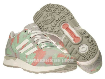 M19456 adidas ZX Flux Clear Onix / Ftwr White / Vista Pink