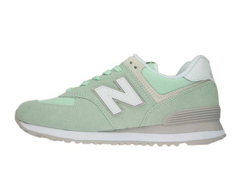 New Balance WL574ESM Seafoam with Overcast
