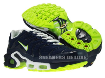 605112-416 Nike Air Max Plus TN 1 Obsidian/White-Volt