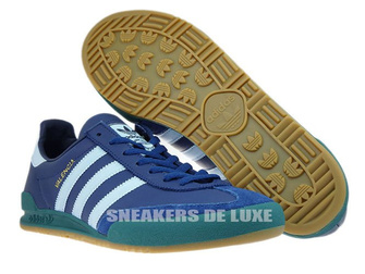BB5274 adidas Jeans City "Valencia" Mystery Blue/Easy Blue/Mystery Green