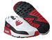Nike Air Max 90 CT4352-104 White/White-New Maroon-Black