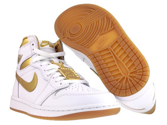 Nike Air Jordan 1 Retro Hi OG FD2596 107 White/Metallic Gold