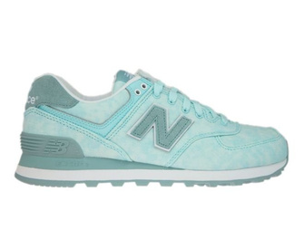 New Balance WL574SWB Ozone Blue with Storm Blue & Teal