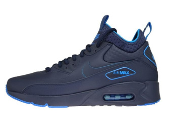 AA4423-400 Nike Air Max 90 Mid Winter Obsidian-Obsidian-Thunder Blue