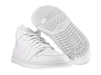 Nike Air Jordan 1 Mid 554724-136 White/White-White