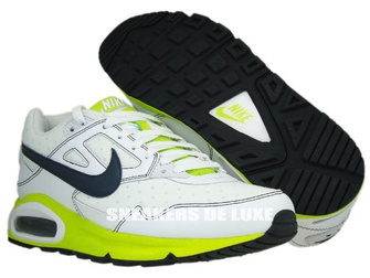 343886-122 Nike Air Max Skyline White/Monsoon Blue-Cyber