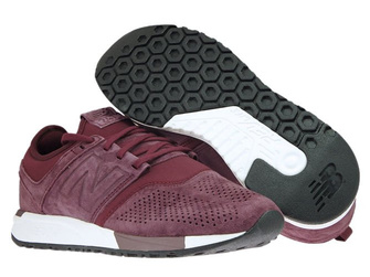 New Balance MRL247LR Burgundy with White